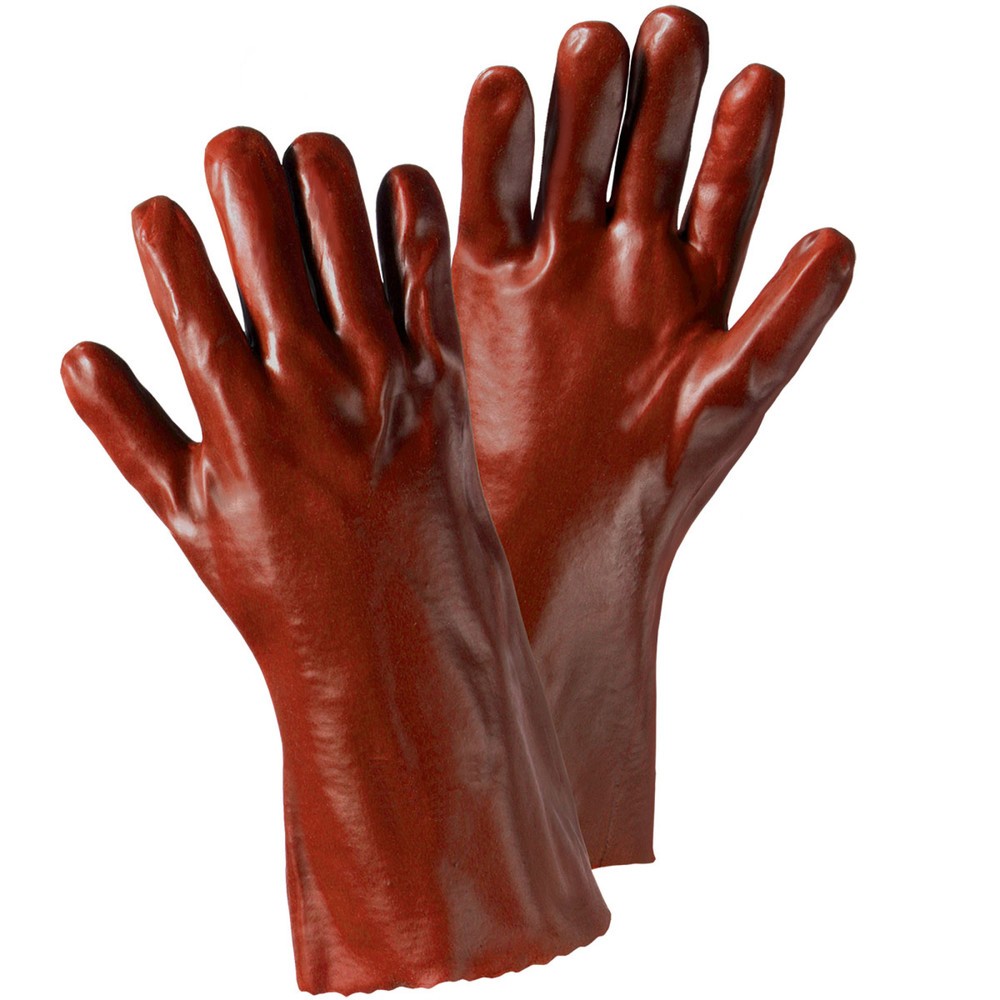 VINYL-35 Handschuh rotbraun, Größe