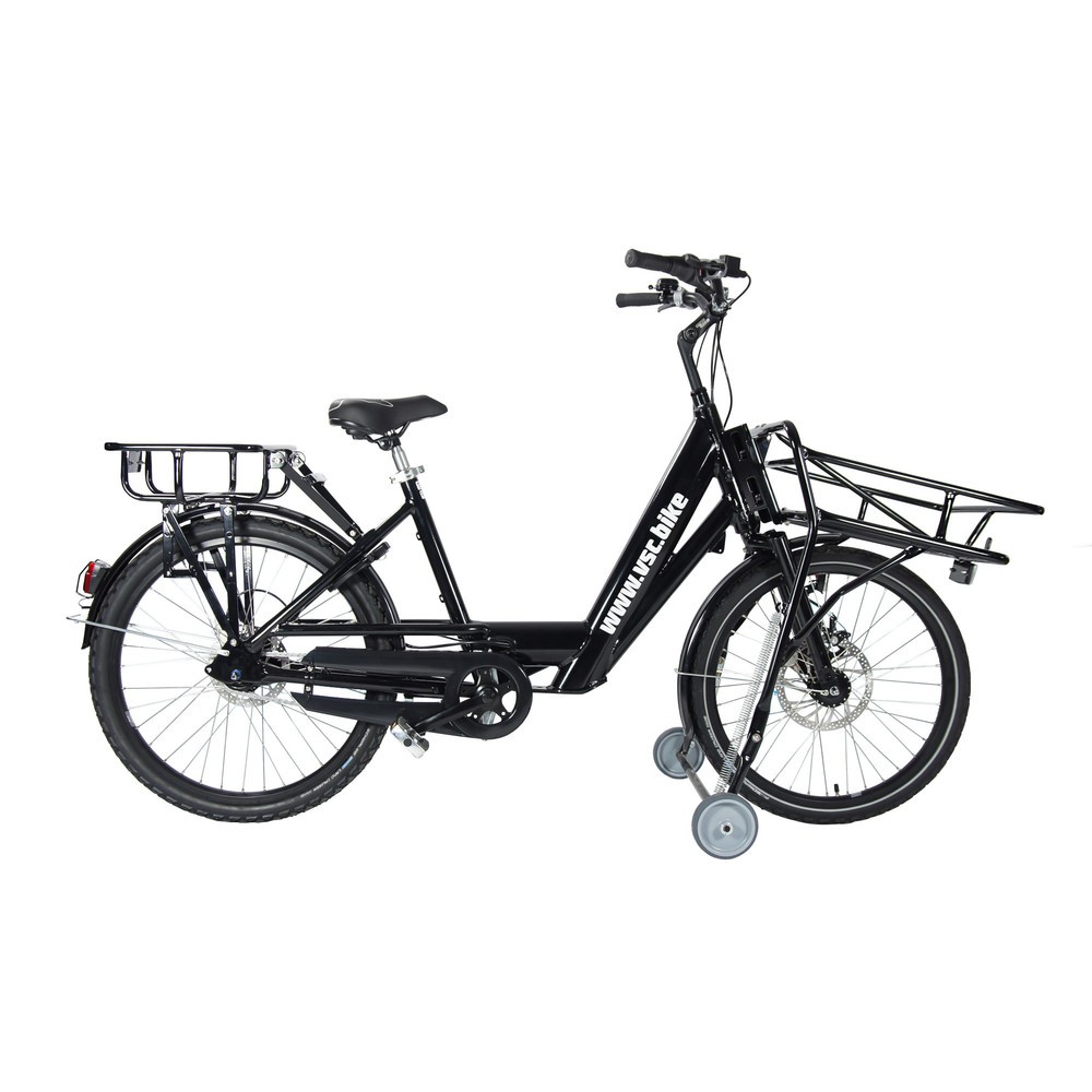 VSC.BIKE Zustellfahrrad A02, 7-Gang, max. zul. Gesamtgewicht 250 kg, schwarz