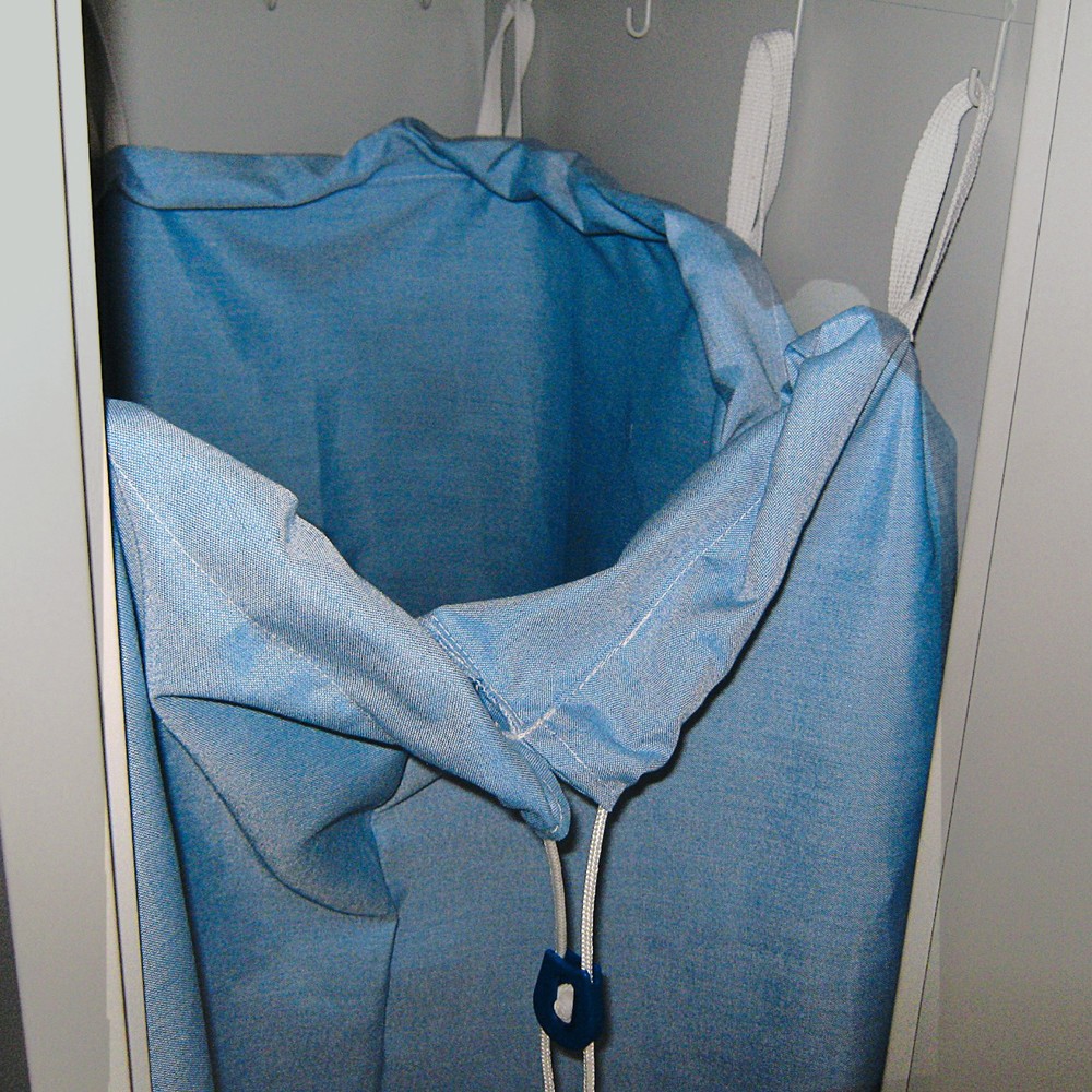 Wäschesack für Garderoben- und Schließfachschränke, HxBxT 1.280 x 400 x 500 mm