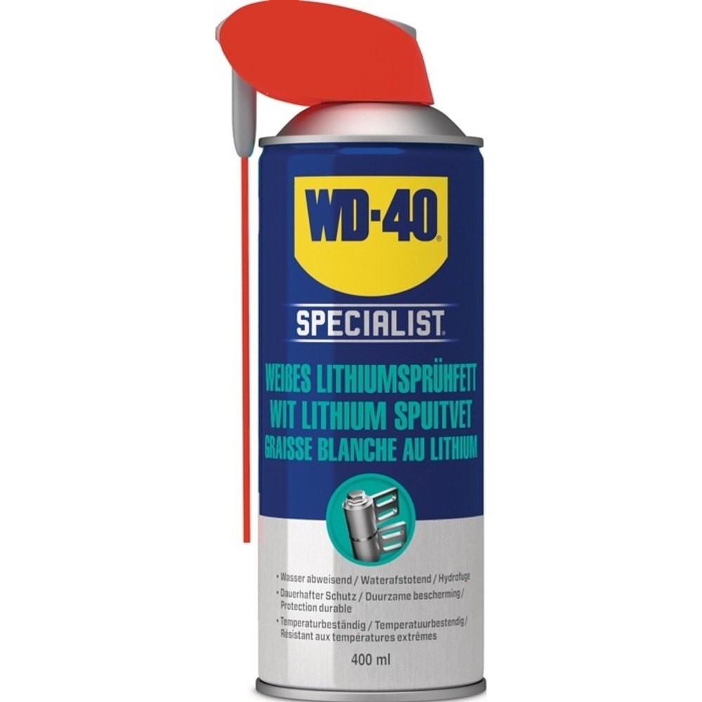 WD-40 SPECIALIST Lithiumsprühfett, 400 ml, cremefarben