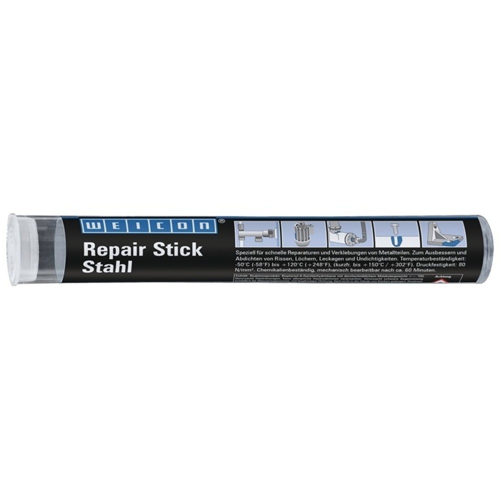 WEICON Repair Stick Stahl, 115 g, dunkelgrau, Stick