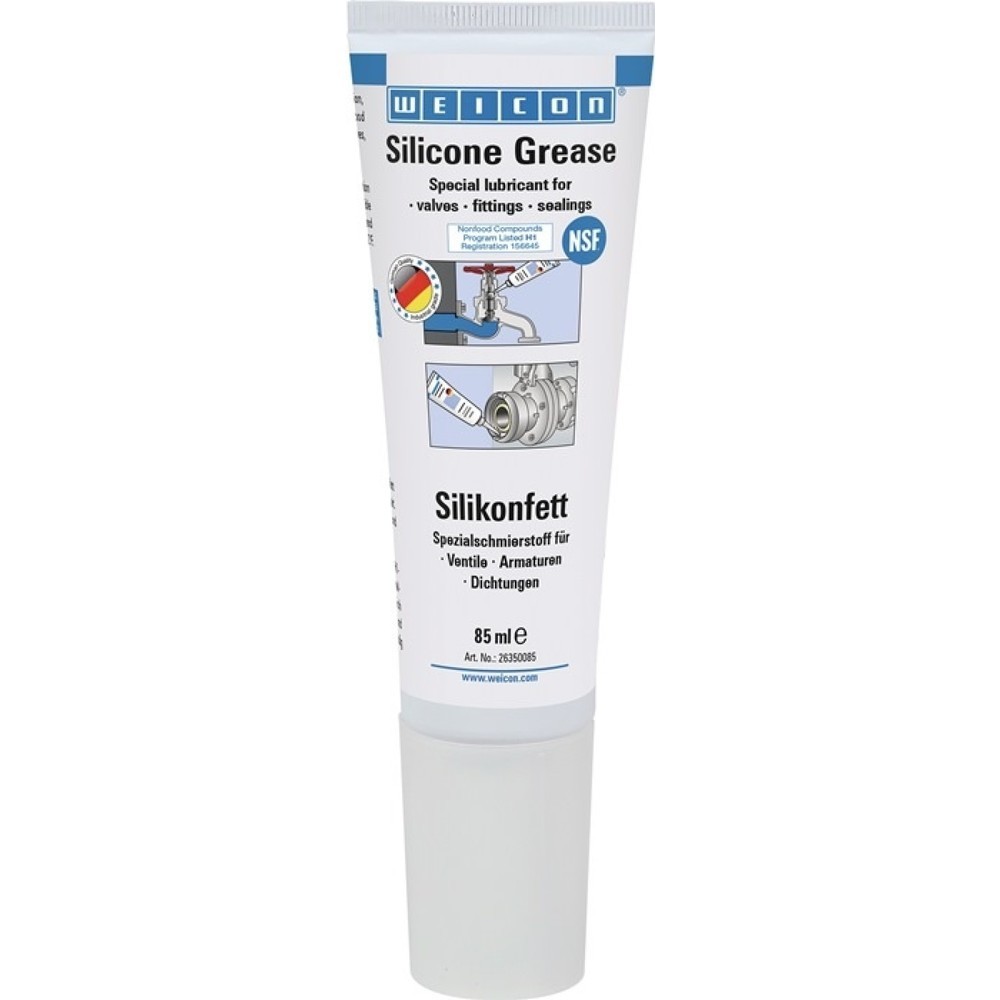 WEICON Silikonfett, transparent, NSF-H1, Tube, 85 g