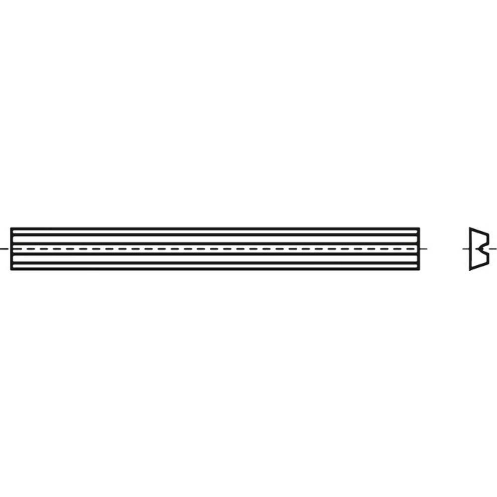 Wendemesser HW-WP, Länge 82 mm Breite 5,5 mm Dicke 1,1 mm, HW-B05