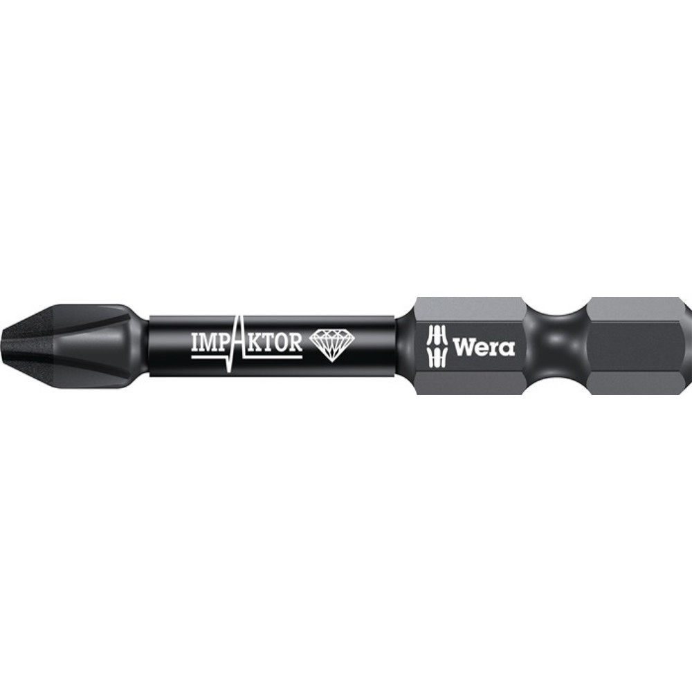 Wera Bit 851/4 IMP DC, PH3 Länge 50 mm, 1/4 Zoll E6,3