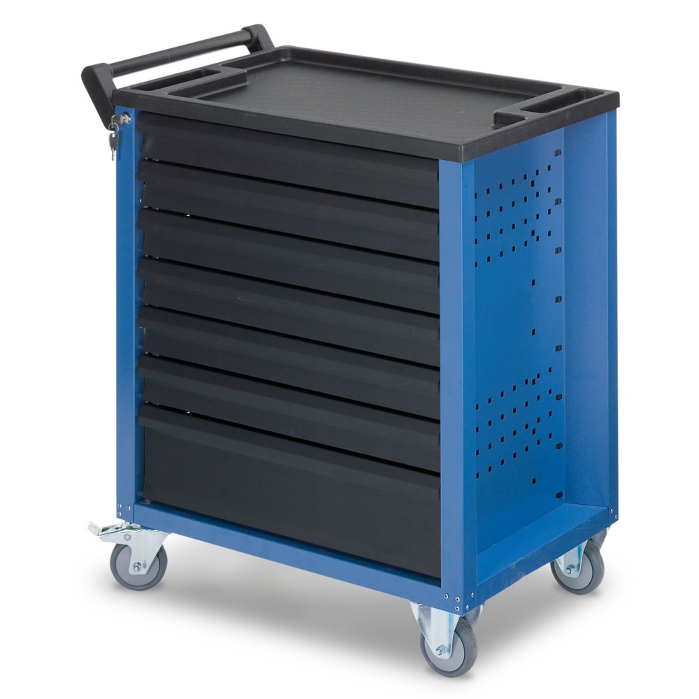 Werkstattwagen HAZET® mit 7 Schubladen à 348 x 527 mm, blau