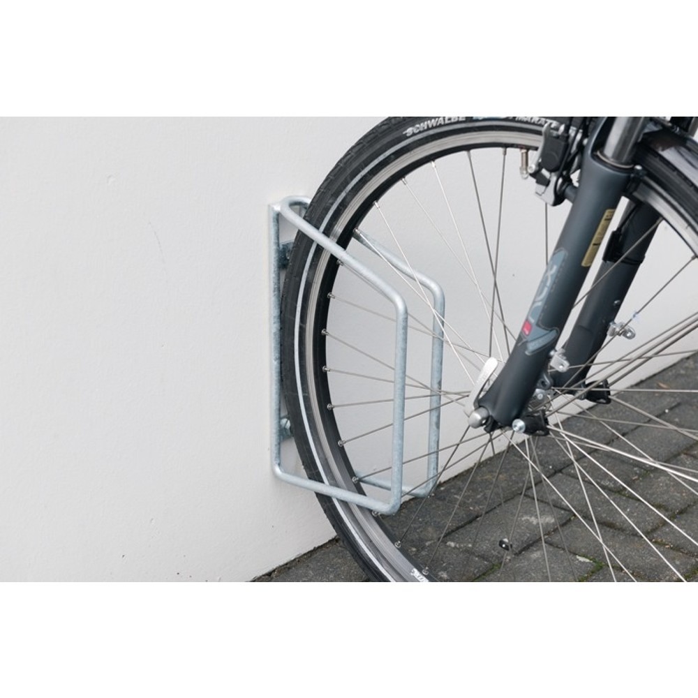 WSM Fahrradklemmbügel, Anzahl Radstände 1, 90 ° verzinkt, für Wandbefestigung