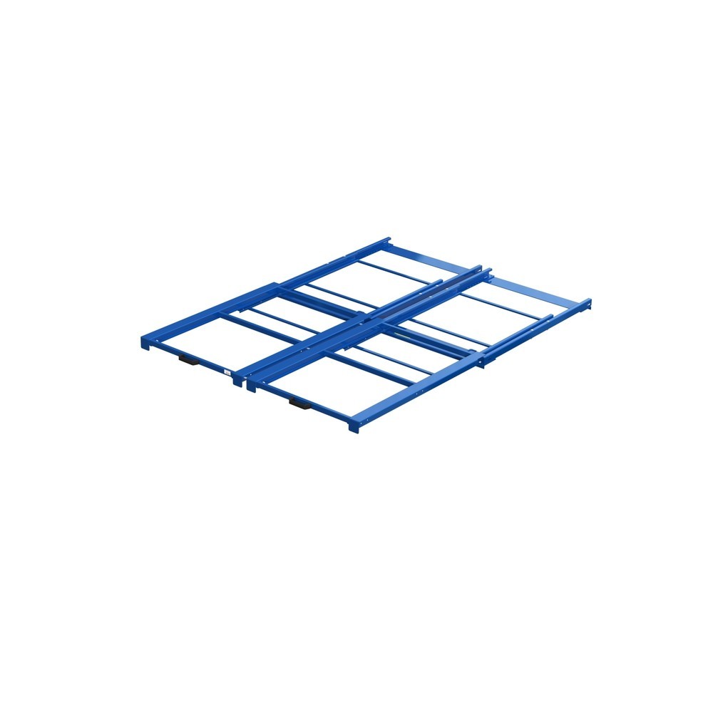 XL-Palettenauszugs-Vorrichtung, Tragkraft 400 kg, 100 % Auszugstiefe, BxT 1.700 x 1.200 mm