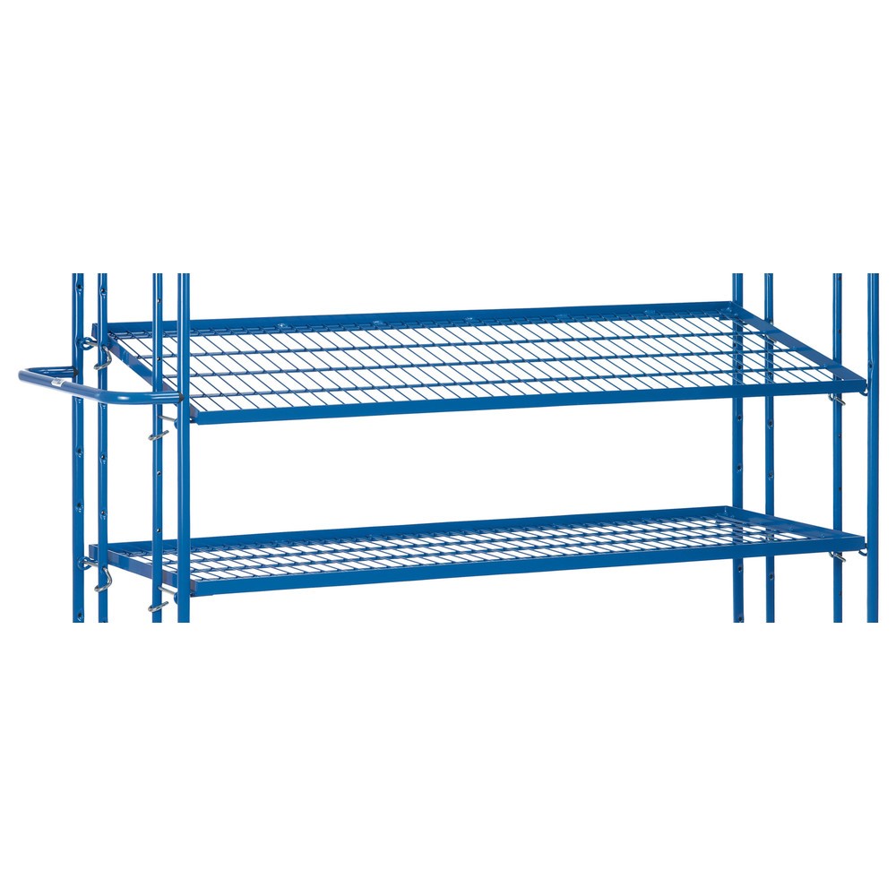 Zusatzboden Gitter für fetra® Eurokasten-Etagenwagen, Ladefläche 1.250 x 610 mm