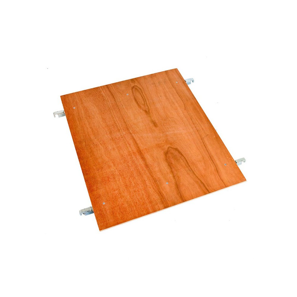 Produktabbildung: Zwischenboden aus Holz für Rollbehälter 2-, 3-, 4-seitig, BxT 720 x 710 mm